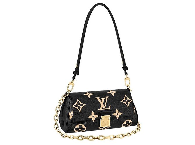 Louis Vuitton Bolso Favourite Monogram Empreinte Cuero Negro