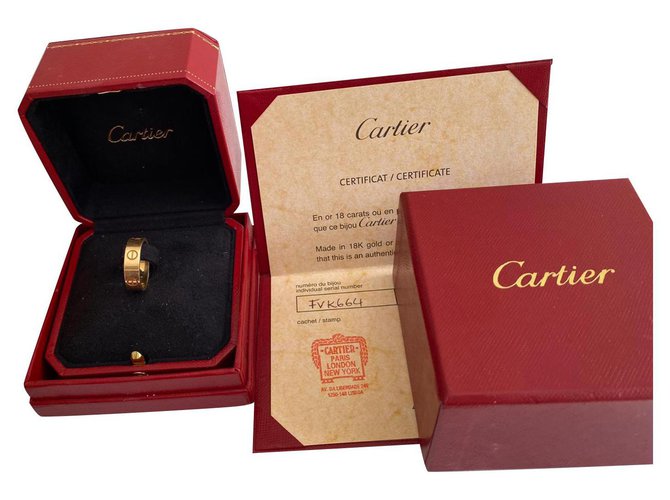 Cartier Love Ring D'oro Oro rosa  ref.310065