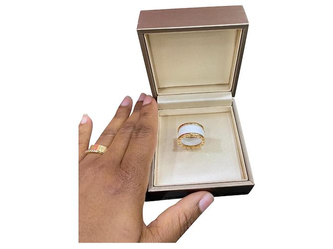 Anello Bulgari Bzero1 Oro Bianco
