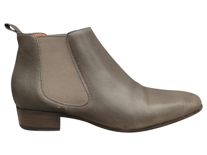 Sartore p boots 39 Grey Leather  ref.310071