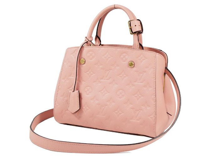 Louis Vuitton 2Bolso de hombro WAY MontaigneBB Bolso de mano para mujer M44123 rosado  ref.310093