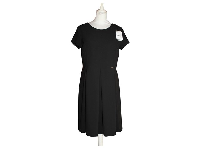 Liu.Jo Black dress by LiuJo Polyester  ref.310107