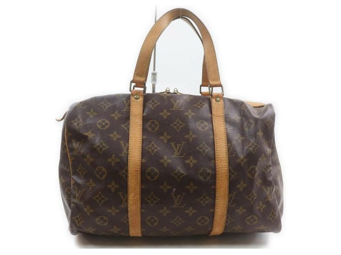 Louis Vuitton Monogram Sac Souple 35 Boston Bag Leather  ref.310494