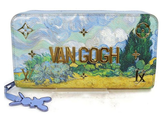 Louis Vuitton Jeff Koons Icons Van Gogh Zippy Wallet Zip Around Starry  Night ref.310499 - Joli Closet