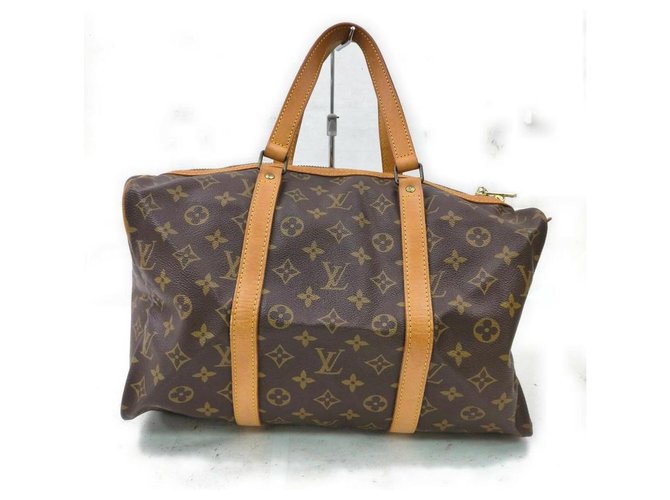 Louis Vuitton Monogram Sac Souple 35 Boston Bag Speedy Leather  ref.310500