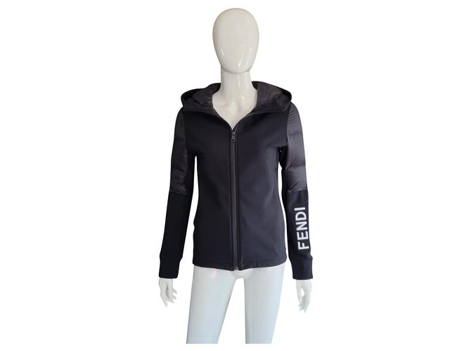 Fendi jacket Black Polyamide  ref.310589