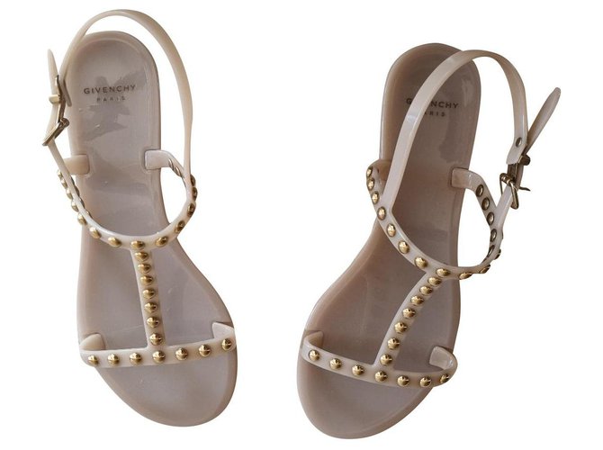 Givenchy sandals Cream Rubber  ref.310590