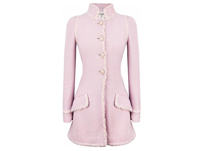 Chanel 7K$ Paris-Versailles Jacke Pink Tweed  ref.310689