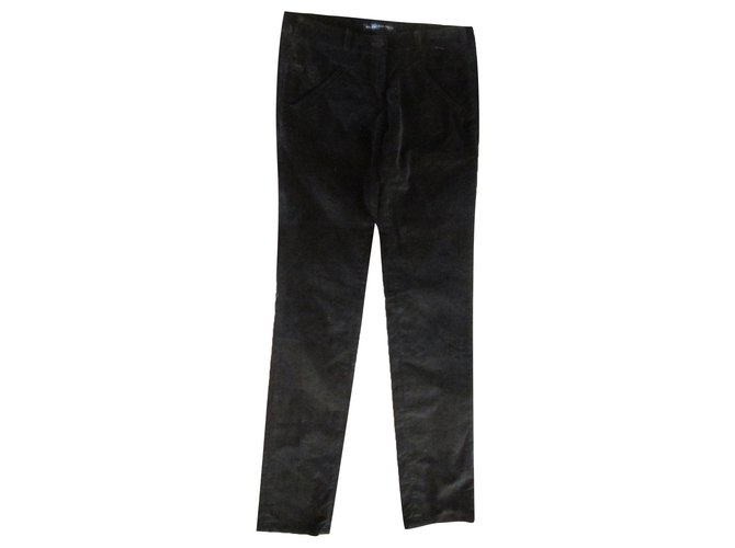 Balenciaga Pants, leggings Green Cotton  ref.310710