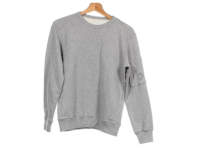 CP Company Lens Crey Sweatshirt Grau Baumwolle Jungen