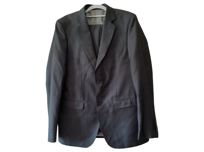 Autre Marque Suits Grey Polyester Viscose Rayon  ref.310831
