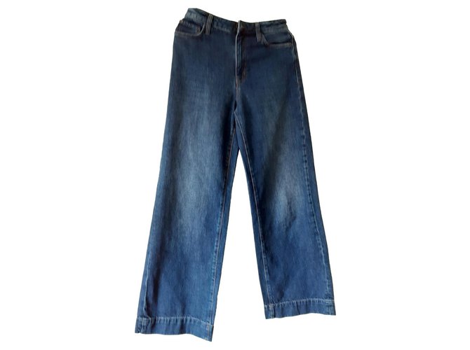 Comptoir Des Cotonniers Hose, Gamaschen Blau Jeans  ref.310884