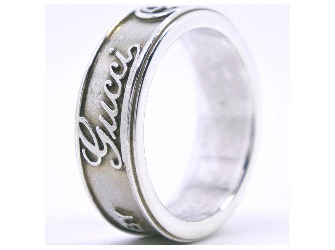 Gucci ring Silvery Silver  ref.310885