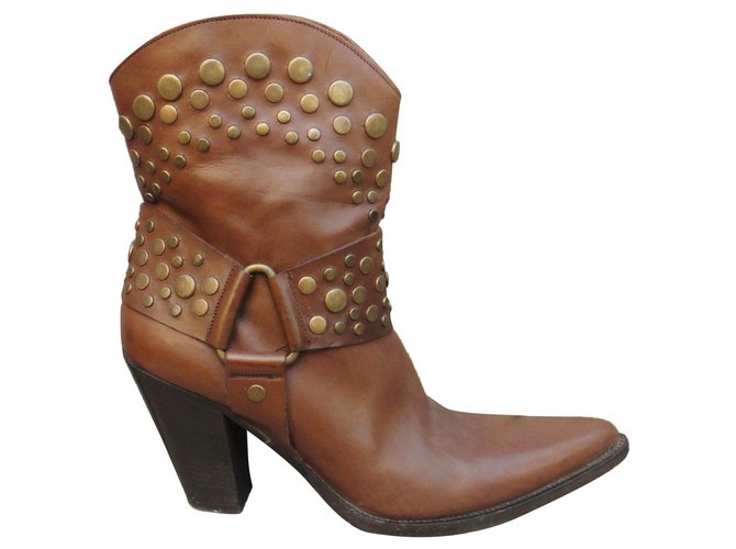 Sartore p boots 41 Brown Leather  ref.310890