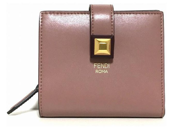 Fendi Wallet Pink Leather  ref.311014