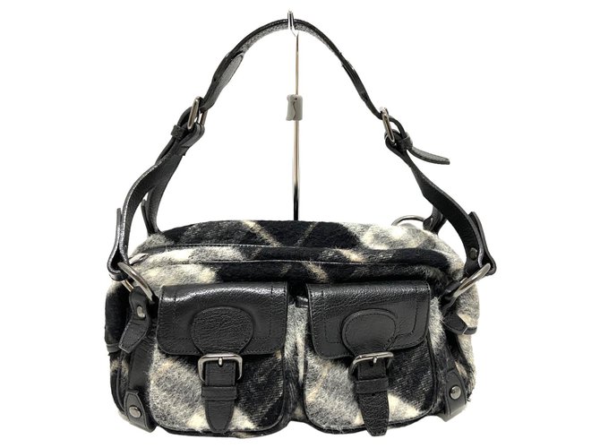 Burberry Shoulder bag Wool  ref.311038