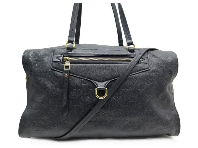 Lumineuse BORSA A MANO GM LUMINOSA LOUIS VUITTON IN PELLE MONOGRAMMA BORSA A MANO Blu navy  ref.311739