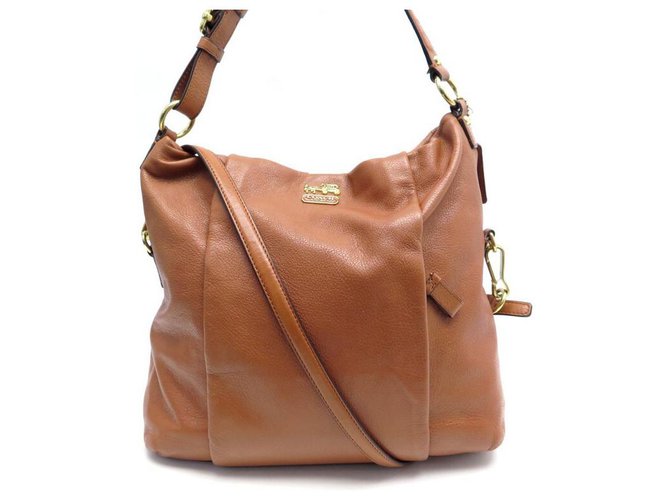 Coach Kristin brown leather purse | Brown leather purses, Leather purses,  Leather
