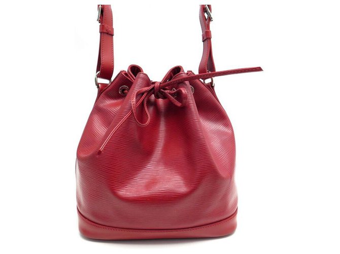 BORSA A MANO LOUIS VUITTON NOE PM IN PELLE ROSSA EPI BORSA A MANO A  SECCHIELLO IN PELLE Rosso ref.311759 - Joli Closet