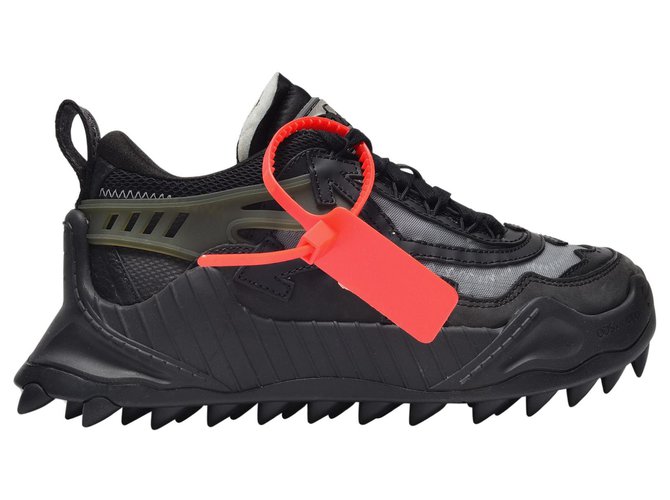 Off White Odsy-1000 Sneakers in Black Grey  ref.312145