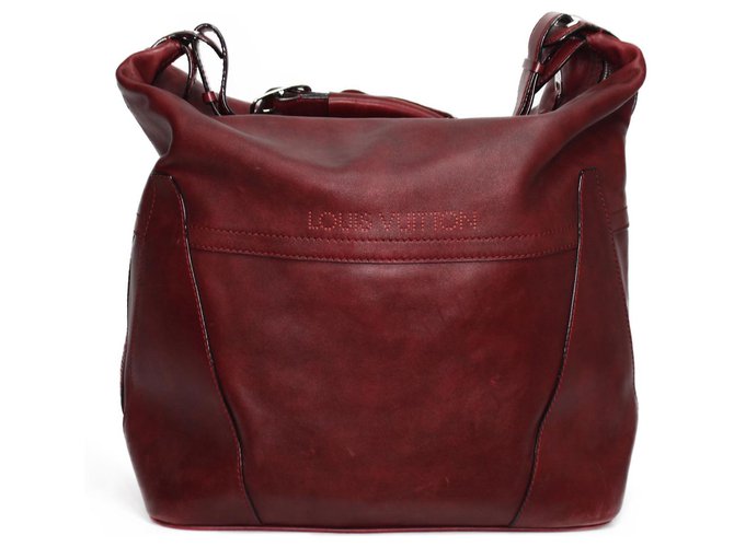 Louis Vuitton Becquia Bag Red Dark red Leather  ref.312176