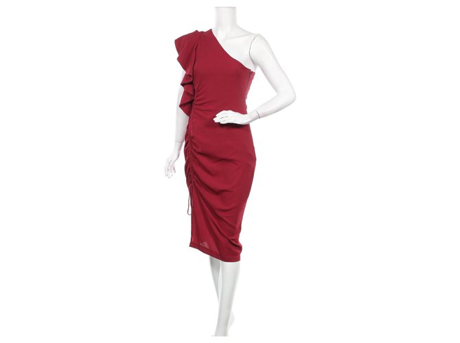 Autre Marque Dresses Red Polyester  ref.312197