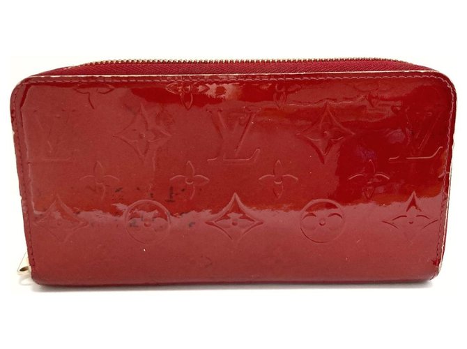 Louis Vuitton Portefeuille zippy Red Patent leather  ref.312271