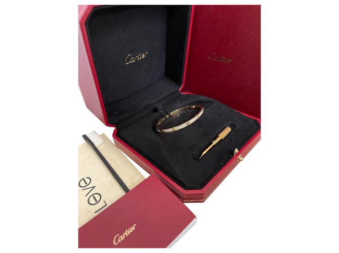 Cartier Clou Golden Gold Diamant  ref.312614