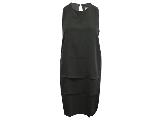 Calvin Klein Kleines schwarzes Kleid Polyester  ref.312772