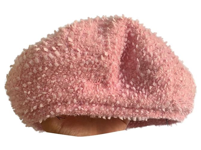 Chanel Hüte Pink Baumwolle