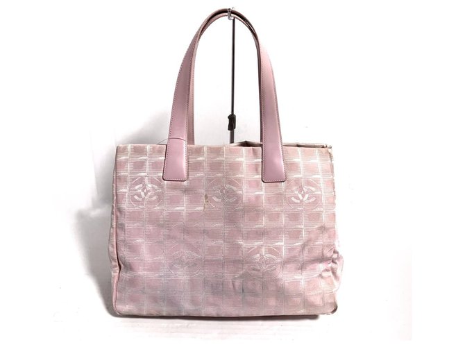 Chanel tote bag Pink Synthetic  ref.313368