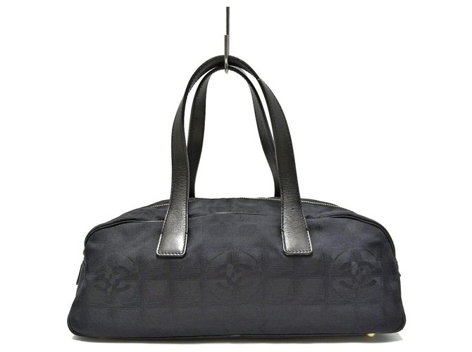 Chanel handbag Black Cloth  ref.313540