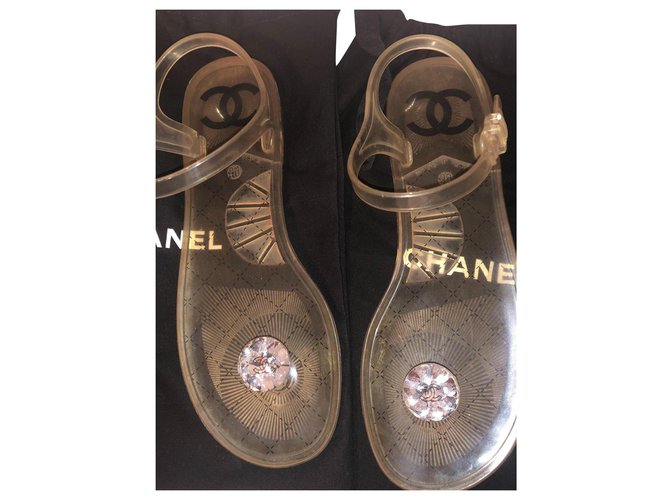 Chanel Sandalias Plástico  ref.313664