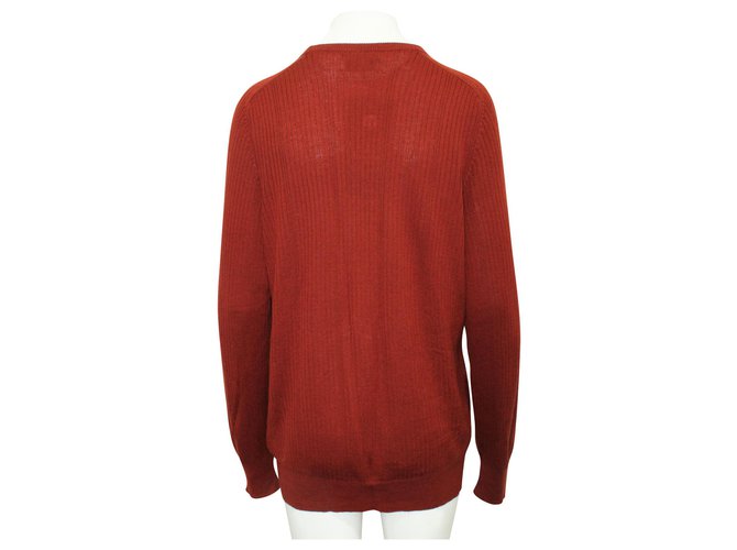 Dkny Brown Wool Sweater  ref.313729