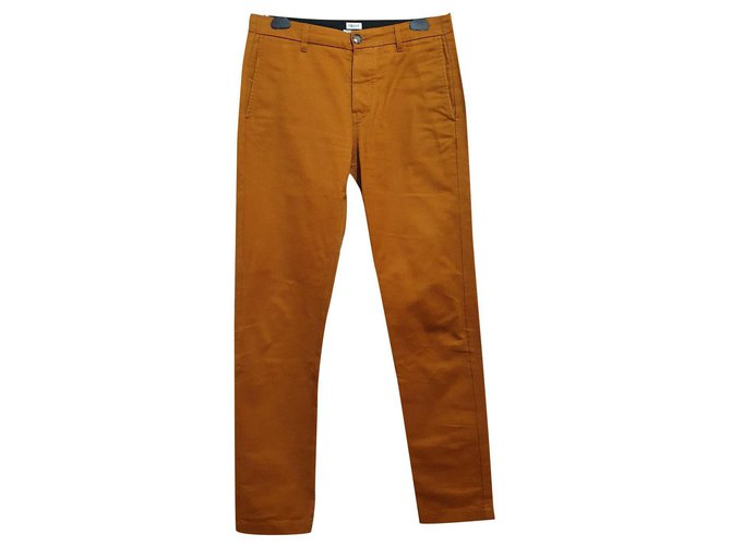 Filippa K Pants Yellow Cotton  ref.313853