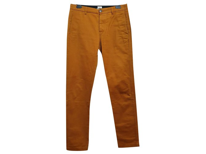 Filippa K Un pantalon Coton Jaune  ref.313853