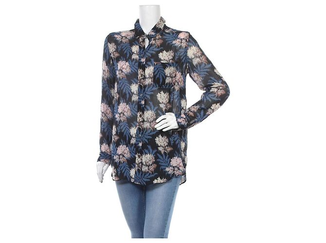 Camicia Ganni floreale in viscosa M Multicolore