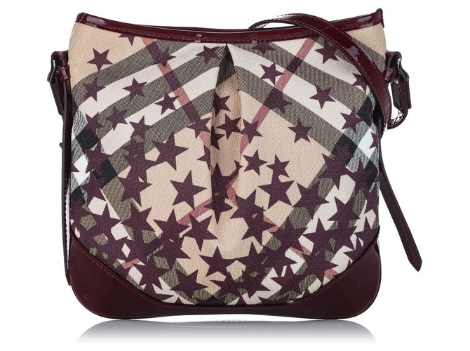 borsa burberry rossa