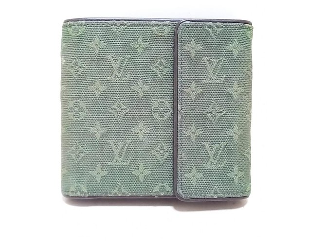 Louis Vuitton Blue Monogram Mini Lin Beranger Cloth Cloth ref