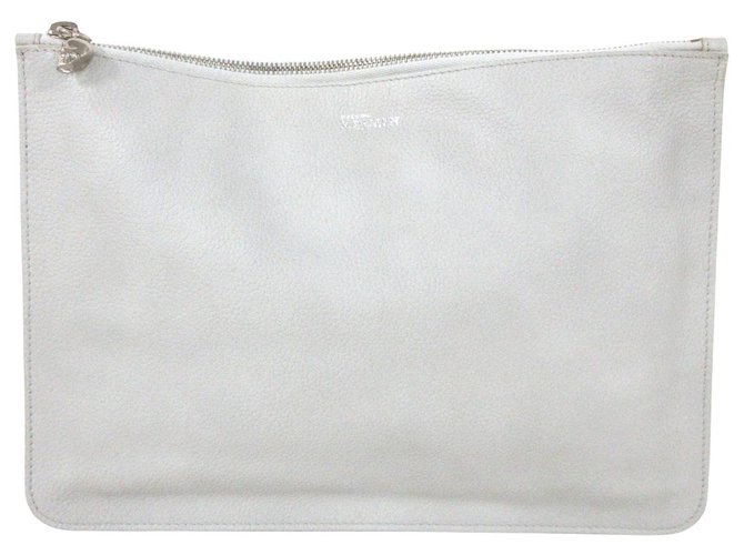 Alexander McQueen Clutch bag Grey Leather  ref.314336
