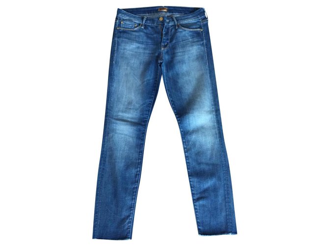 J Brand Pantalones, polainas Azul Algodón  ref.314510