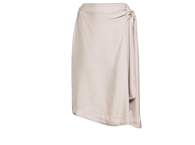 Autre Marque Skirts Grey Viscose  ref.314524