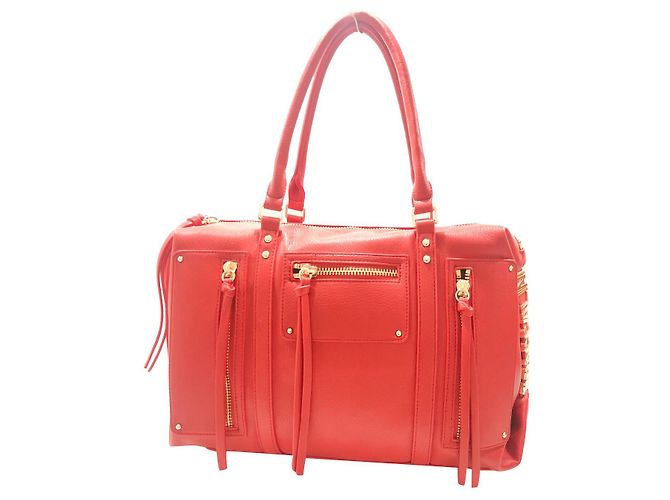 Borsa a mano Braccialini Bauletto Rossa in Pelle Rosso