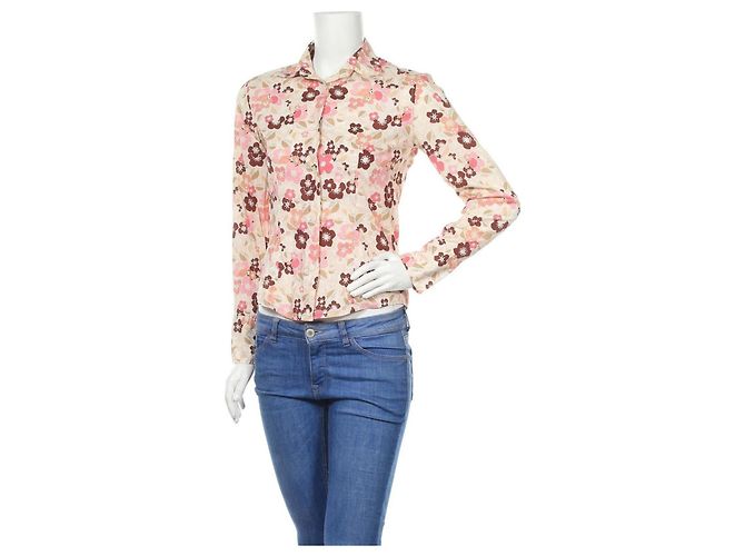 Camicia 0039 Floreale in Cotone Multicolore