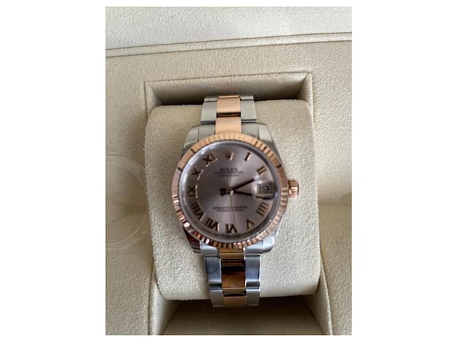 Rolex DateJust 31 MM Pink Steel ref 