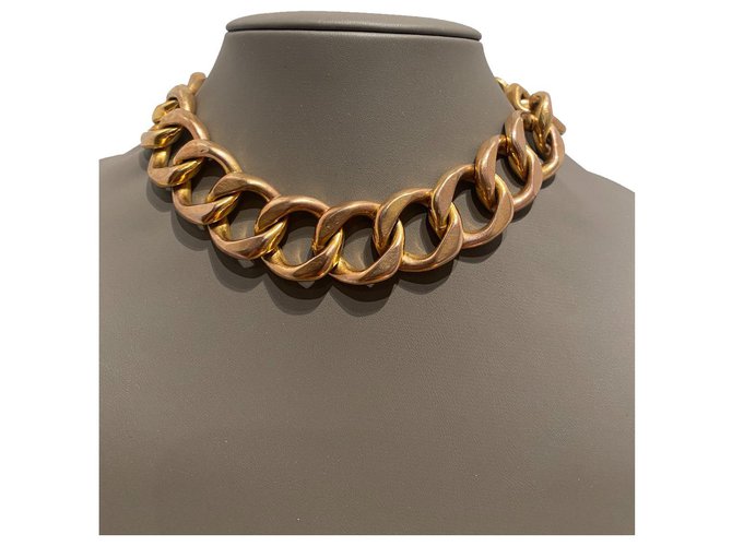 Chanel Collares Dorado Metal  ref.315163