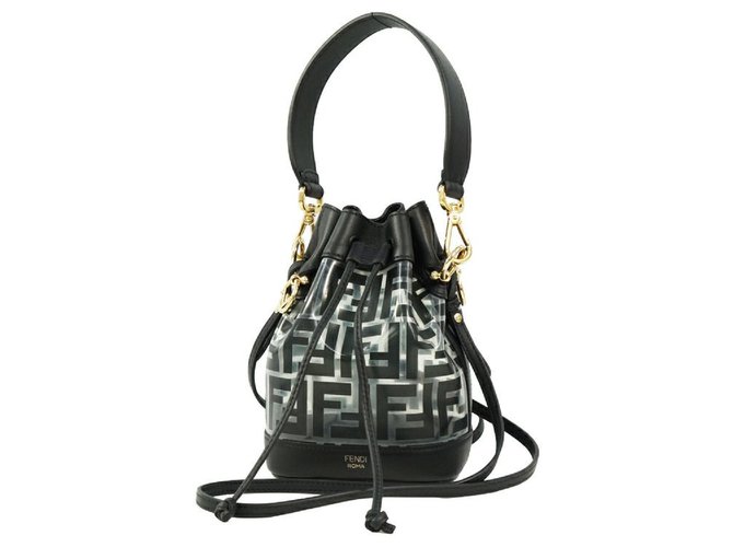 Mini Bags  Fendi Womens Mon Tresor Black Raffia Mini-Bag > All Philippines