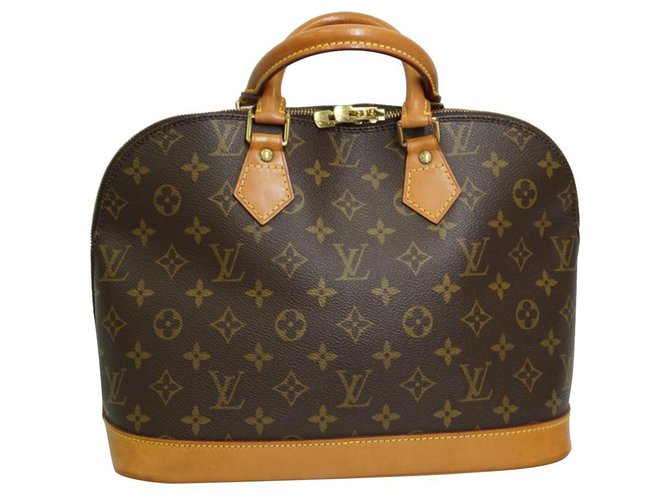 Louis Vuitton Alma Monogram PM Brown in Coated Canvas - US