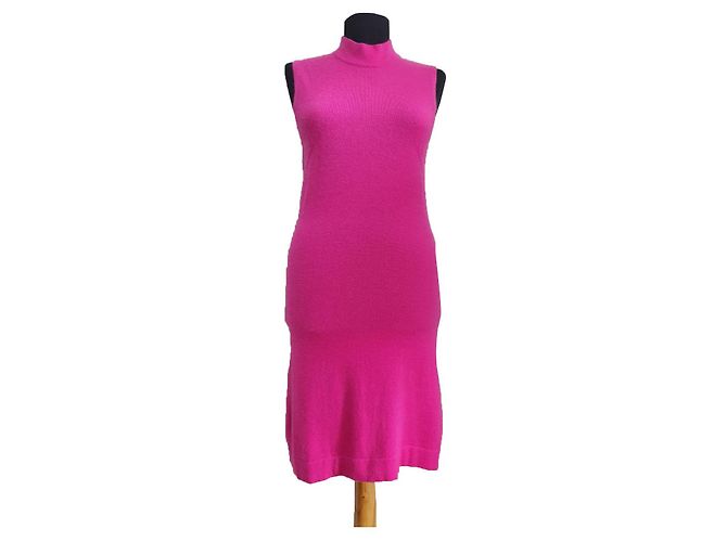 Vestido Allude de cachemira rosa
