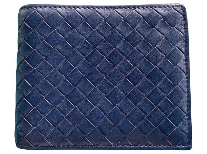 Bottega Veneta Wallets Small accessories Dark blue Leather  ref.315551